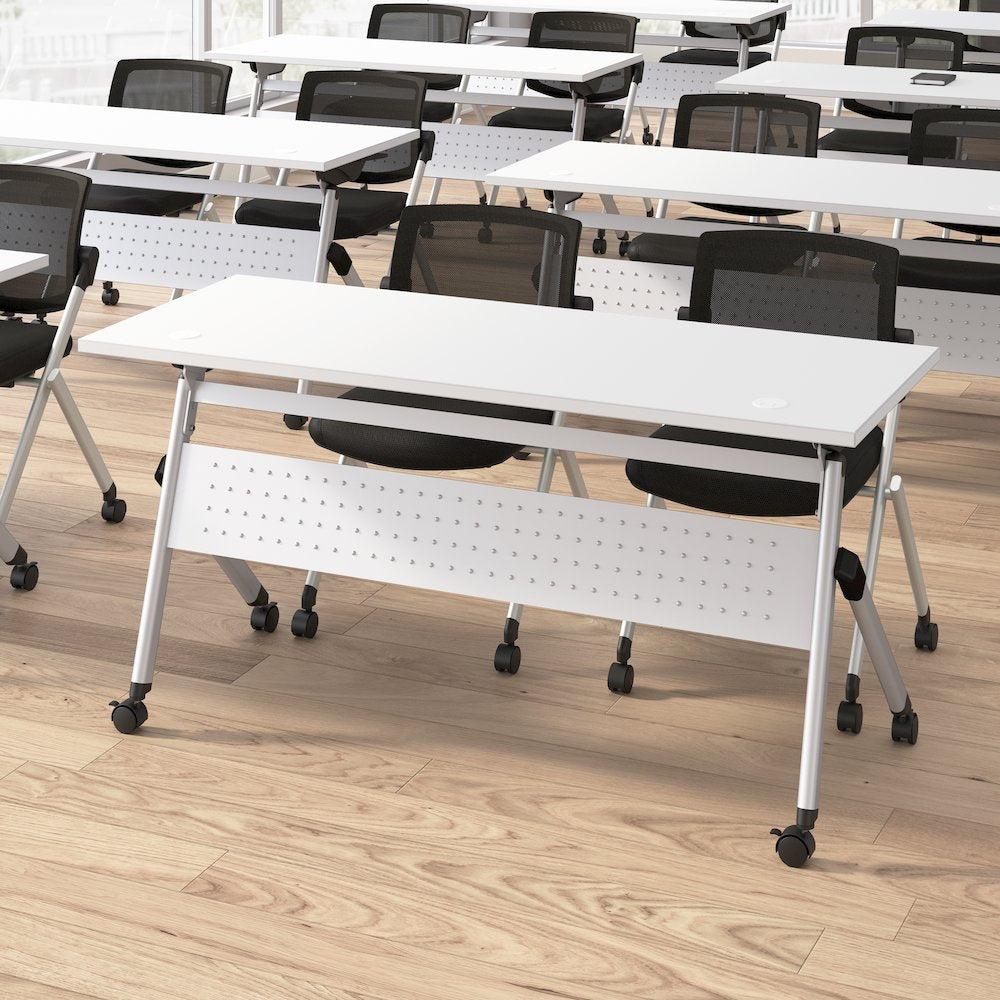 Envision Mesh Back Folding Chairs - Set of 2