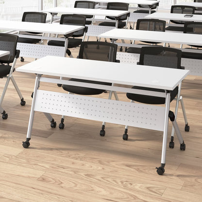 Envision Mesh Back Folding Chairs - Set of 2