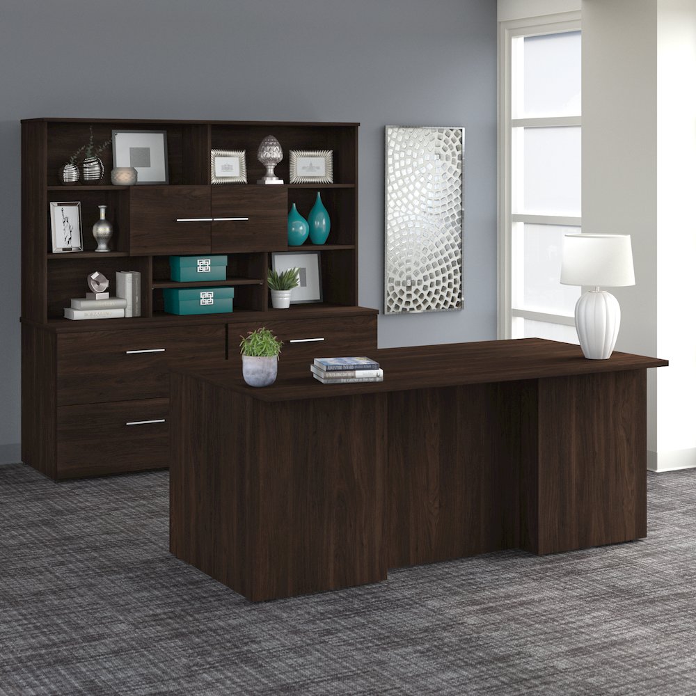 Office 500 36W 2 Drawer Lateral File Cabinet - Assembled