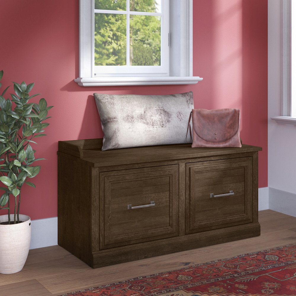 Woodland 40W Shoe Storage Bench with Doors
