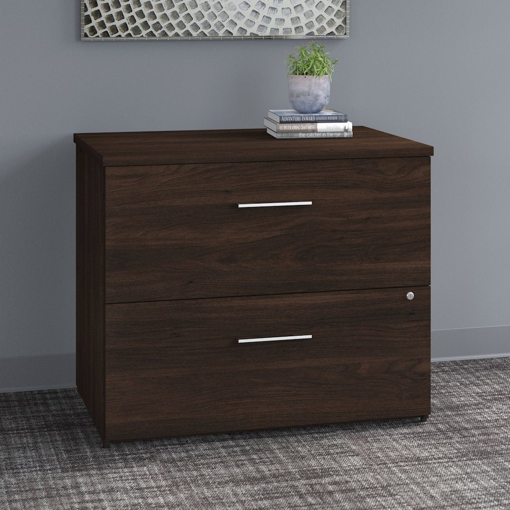 Office 500 36W 2 Drawer Lateral File Cabinet - Assembled