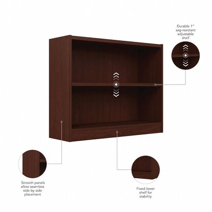 Universal Small 2 Shelf Bookcase