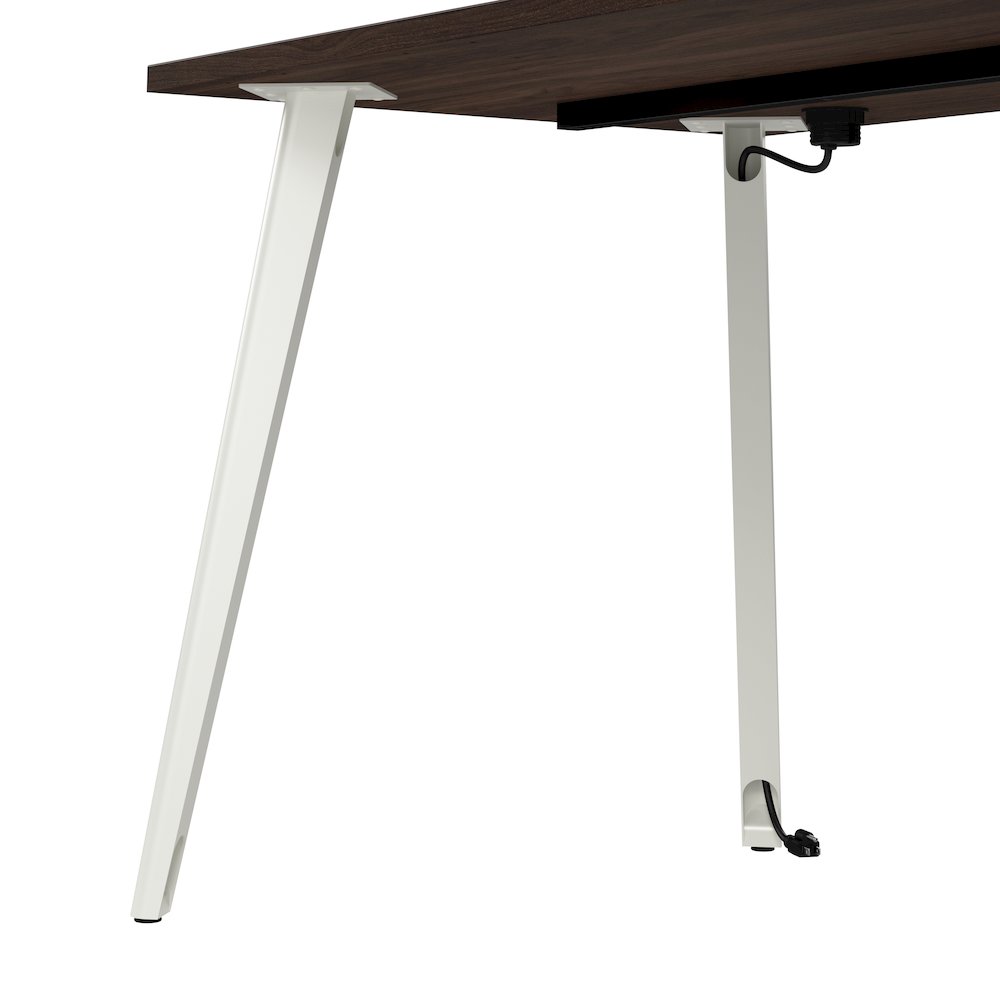 Vista 48W x 24D Computer Desk with Splayed Metal Legs