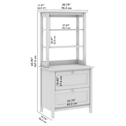 Mayfield Bookcase with Drawers