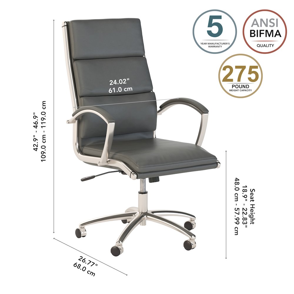 Modelo High Back Leather Executive Office Chair