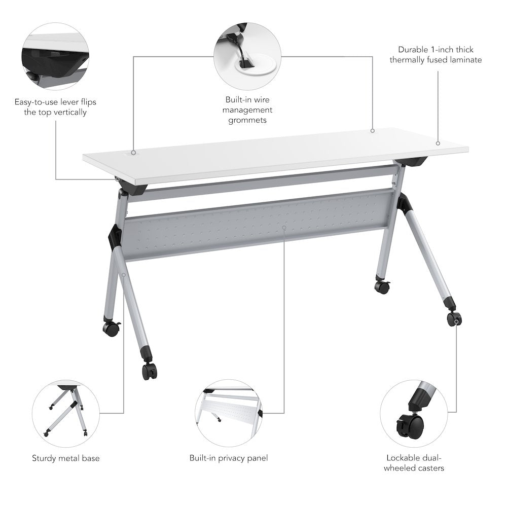 Envision 60W Folding Training Table