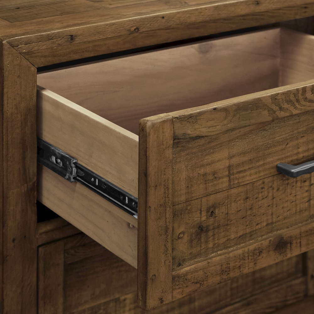 Wallce & Bay Mullen Caramel Brown 5-Drawer Chest