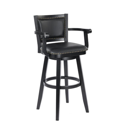 Broadmoor Extra Tall Swivel Stool - Black
