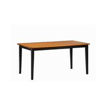 Shaker Table, Black/Oak