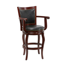 29" Jones Memory Swivel Stool, Cherry