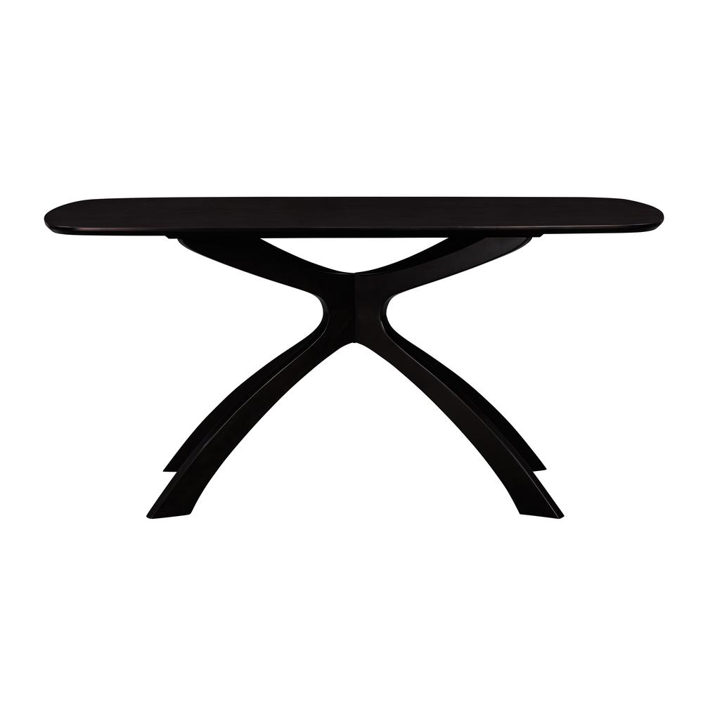 Orleans 63" Cozy Corner Dining Table - Black