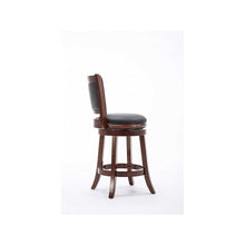 24" Augusta Swivel Stool, Cherry