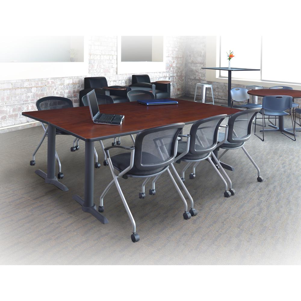 Cadence Nesting Chair (4 pack)- Black