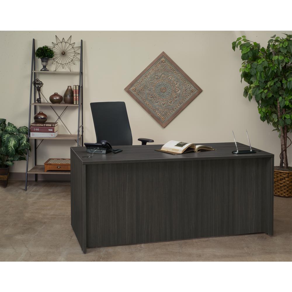 Legacy 66" Double Pedestal Desk- Ash Grey