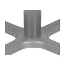 36 in. Medium Square X-Base Breakroom Table- Grey Top, Grey Legs