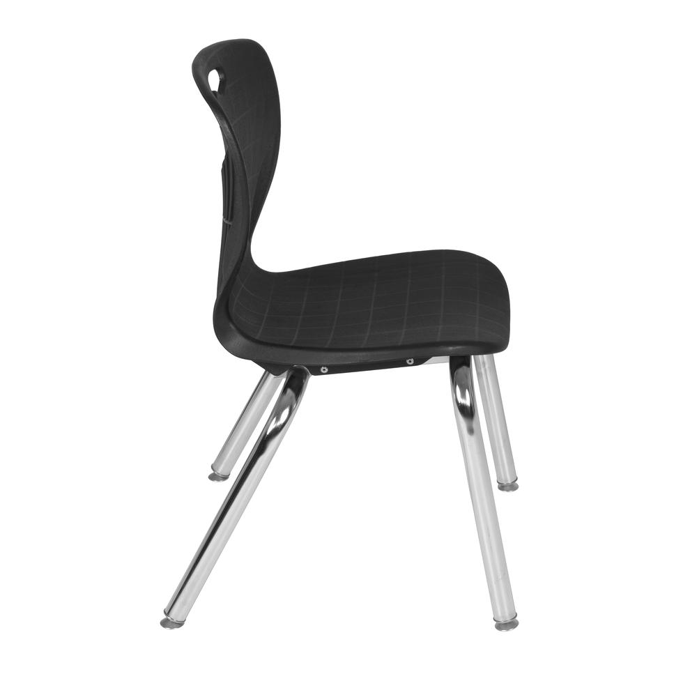Andy 15" Stack Chair (4 pack)- Black