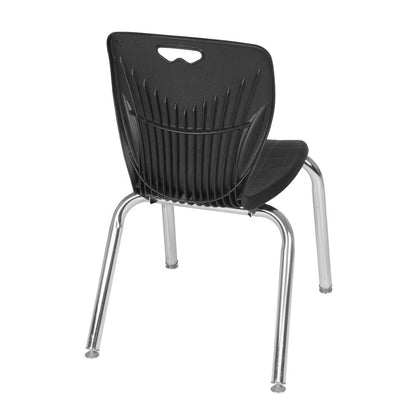 Andy 15" Stack Chair (4 pack)- Black