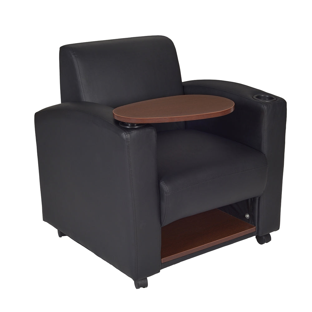 Nova Tablet Arm Chair (2 pack)- Black/Java
