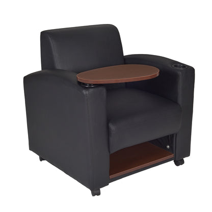 Nova Tablet Arm Chair (2 pack)- Black/Java