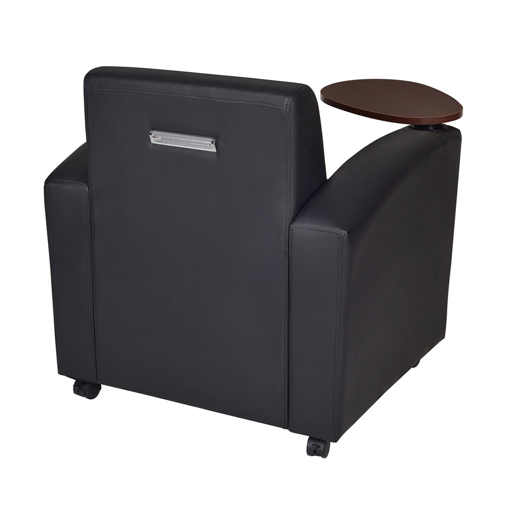 Nova Tablet Arm Chair (2 pack)- Black/Java