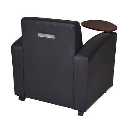 Nova Tablet Arm Chair (2 pack)- Black/Java