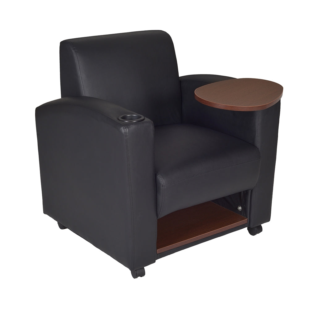 Nova Tablet Arm Chair (2 pack)- Black/Java