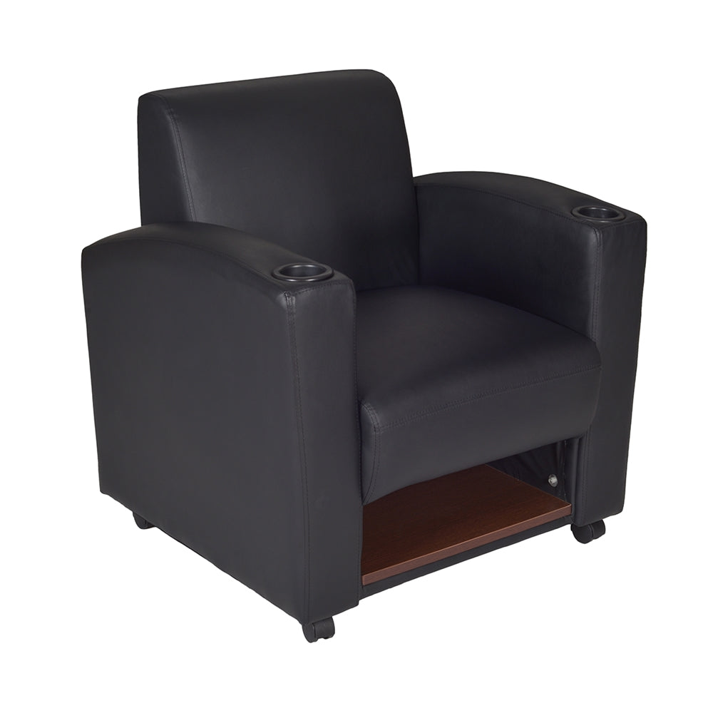 Nova Tablet Arm Chair (2 pack)- Black/Java