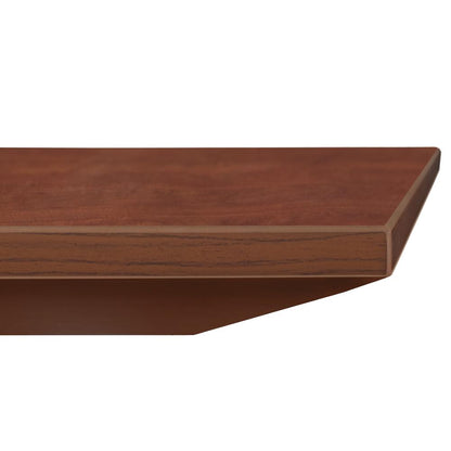 Array 120" Conference Table with Power Data Grommet- Cherry/ White