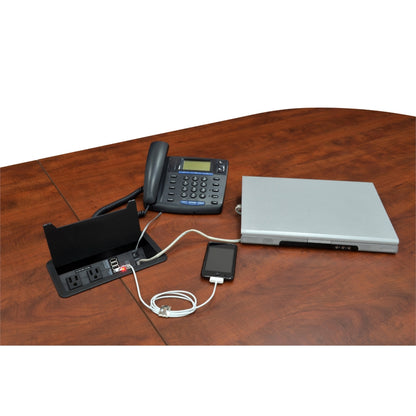 Legacy 95" Racetrack Conference Table with Power Data Grommet- Cherry