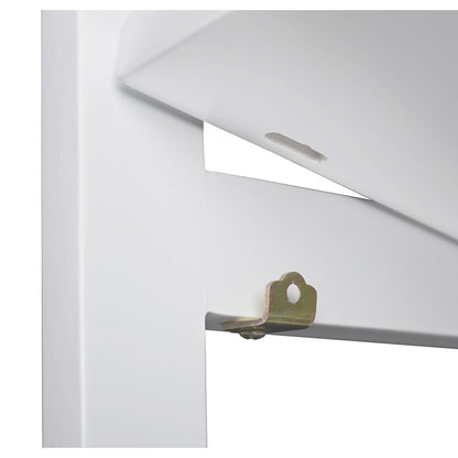 Flip Flop 67" High Folding Bookcase- White