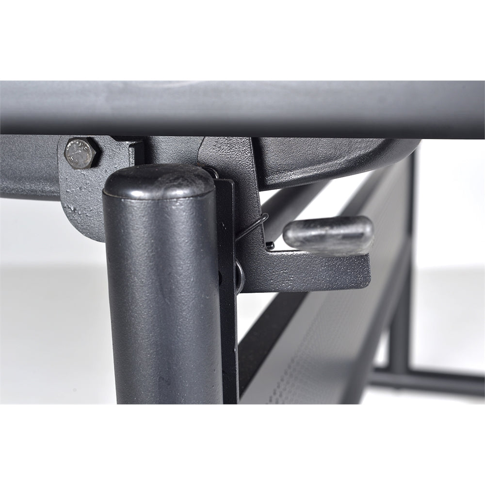 Kobe 72" x 30" Flip Top Mobile Training Table- Grey