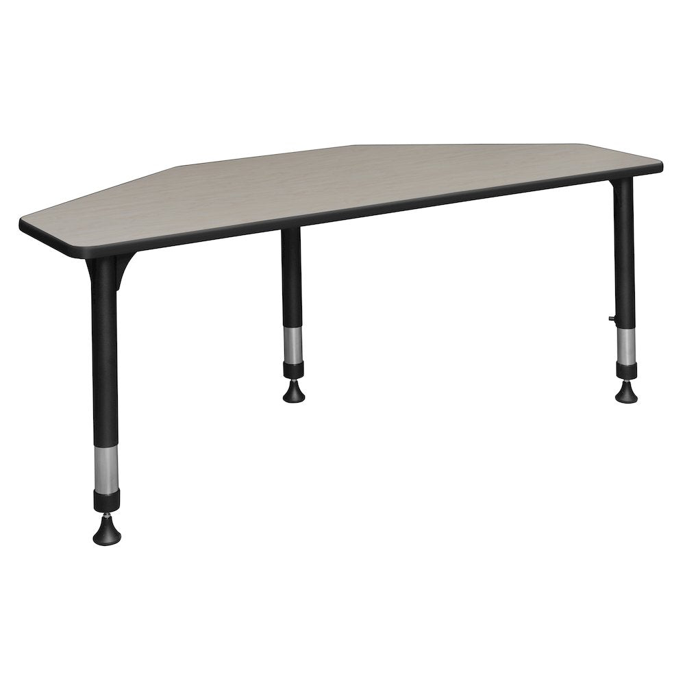 60 in 2 Student Classroom Desk- Maple