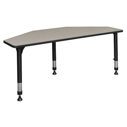 60 in 2 Student Classroom Desk- Maple