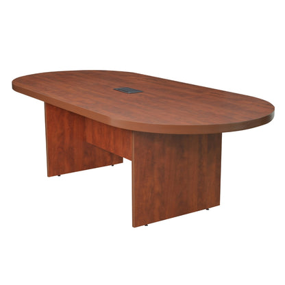 Legacy 95" Racetrack Conference Table with Power Data Grommet- Cherry