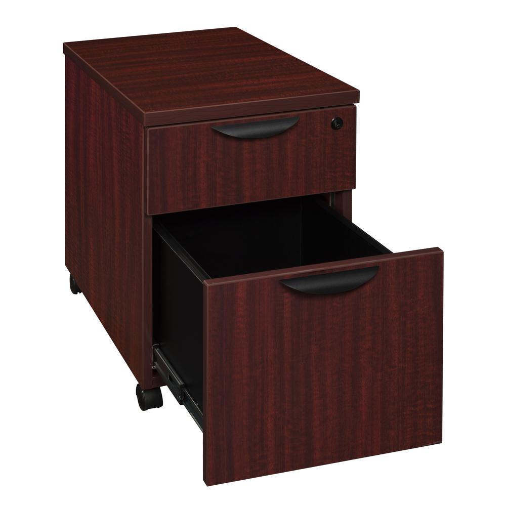 Legacy Box File Mobile Pedestal- Mahogany