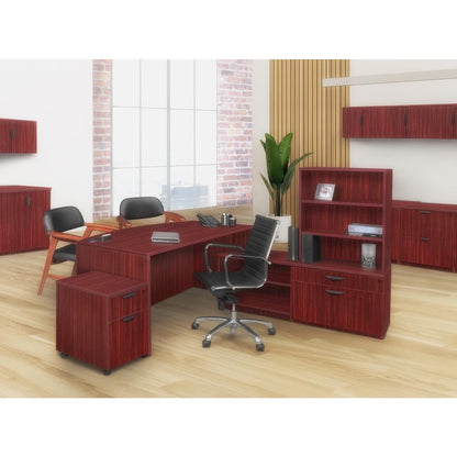 Legacy Box File Mobile Pedestal- Mahogany