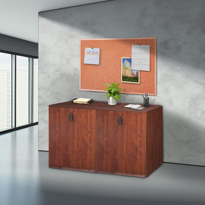 Legacy Stand Up Side to Side Storage Cabinet/ Storage Cabinet- Cherry