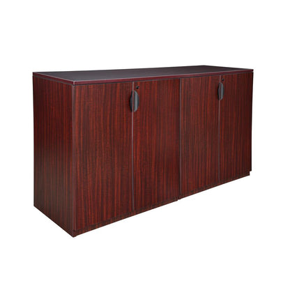 Legacy Stand Up Side to Side Storage Cabinet/ Storage Cabinet- Mahogany