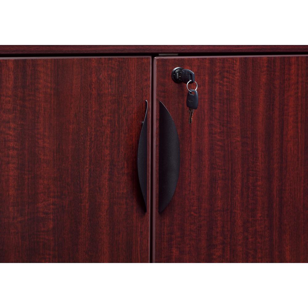 Legacy Stand Up Side to Side Storage Cabinet/ Storage Cabinet- Mahogany