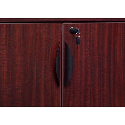 Legacy Stand Up Side to Side Storage Cabinet/ Storage Cabinet- Mahogany