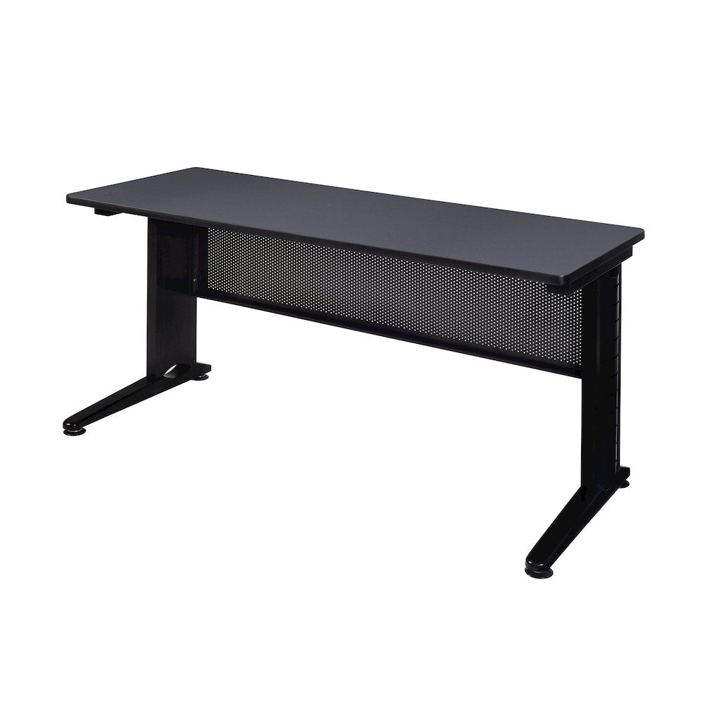 66 x 24 in. Seminar Training Table- Grey