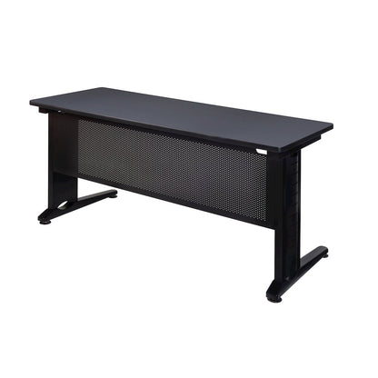 66 x 24 in. Seminar Training Table- Grey