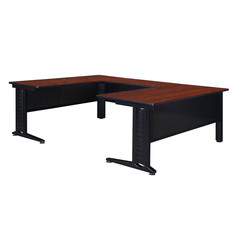 72 x 78 in. U Shape Desk Shell- Cherry