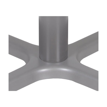 Cafe High 36" Square X-Base Table- Cherry/ Grey Base