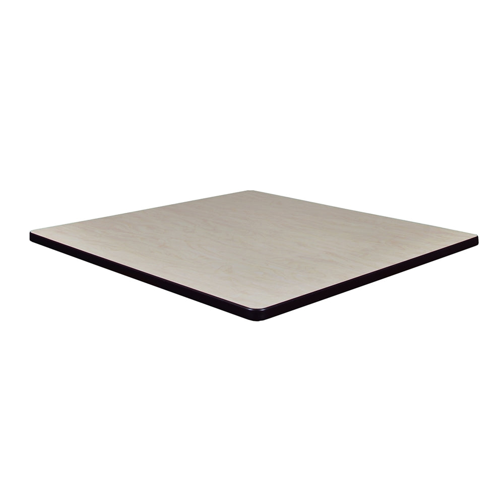 42" Square Laminate Table Top- Cherry/ Maple