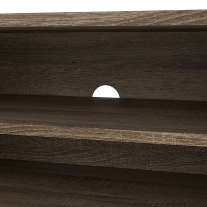 Match 2 Drawer 2 Shelf TV Stand, Truffle Oak