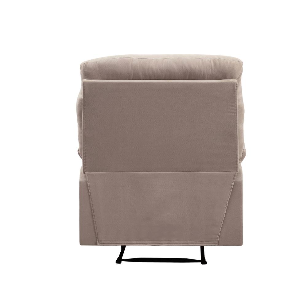 Arcadia Motion Recliner Beige Woven Fabric
