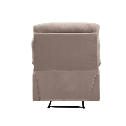 Arcadia Motion Recliner Beige Woven Fabric