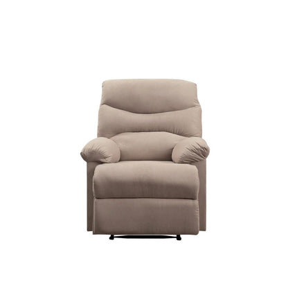 Arcadia Motion Recliner Beige Woven Fabric