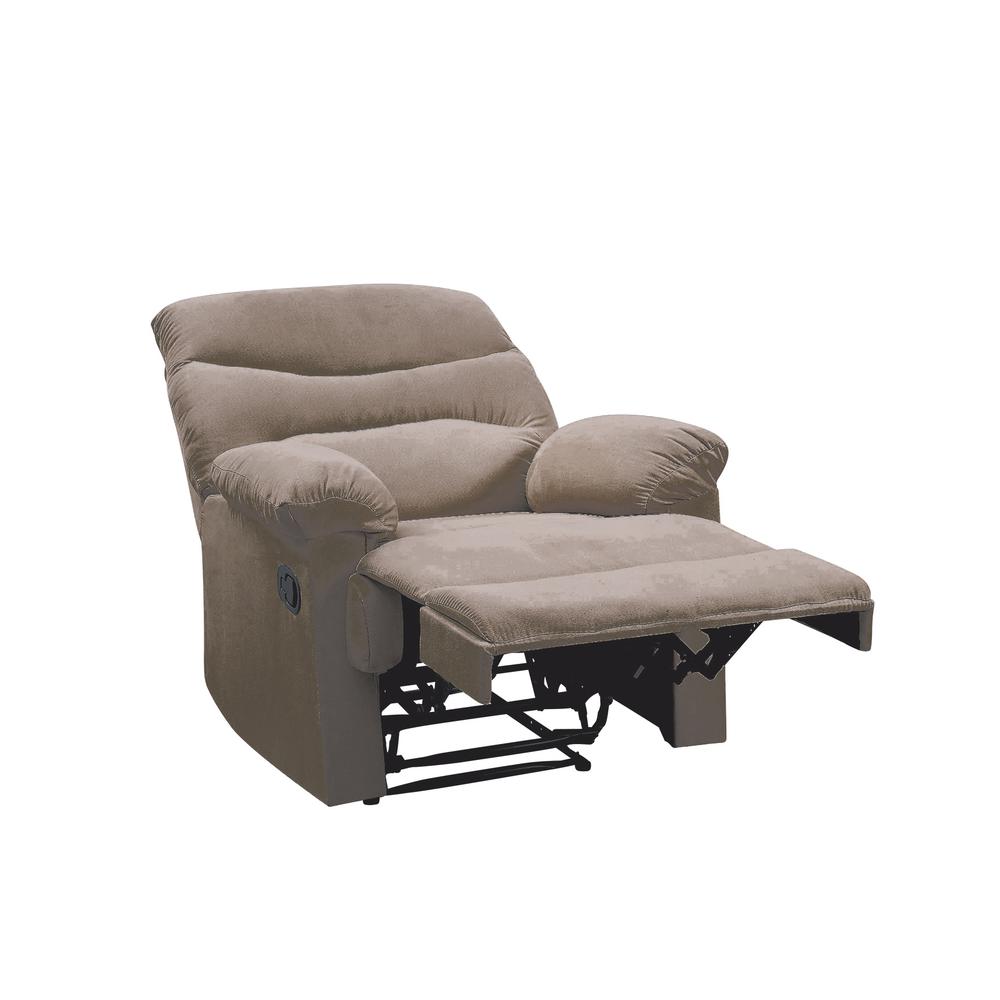 Arcadia Motion Recliner Beige Woven Fabric